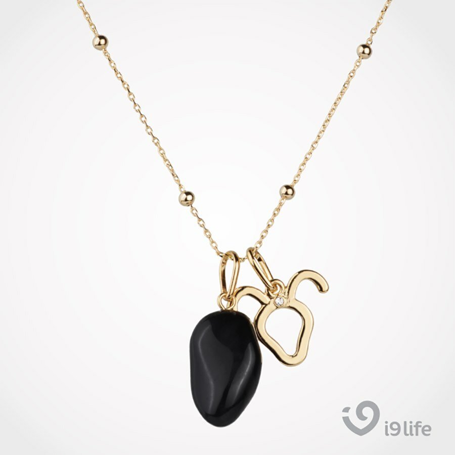 Colar De Pedra E Pingente Signo Capricórnio I9life