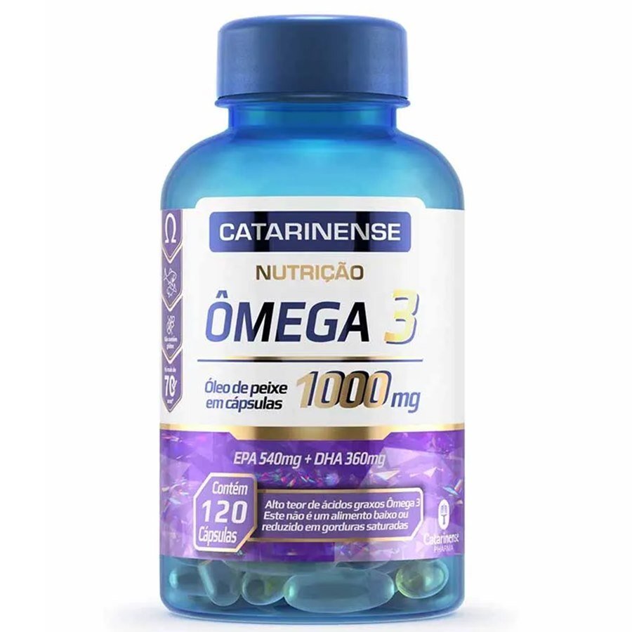 Ômega 3 1000mg 120 Cápsulas - Catarinense