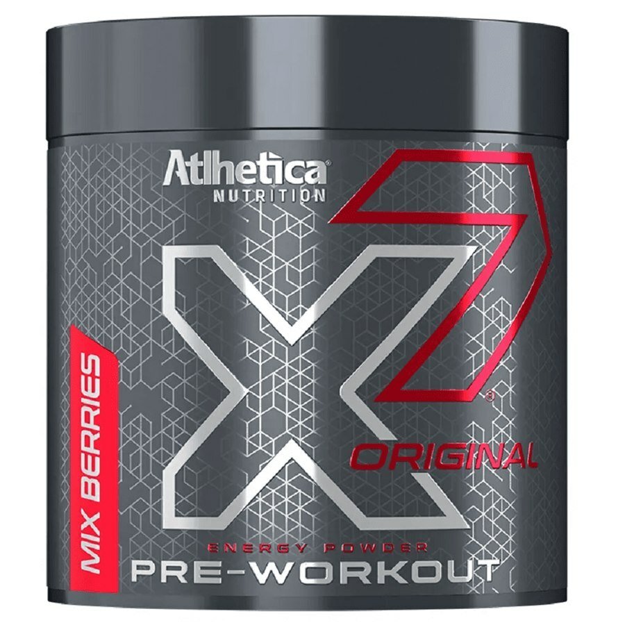 X7 Original Pré-Workout Sabor Mix Berries Atlhetica 300g