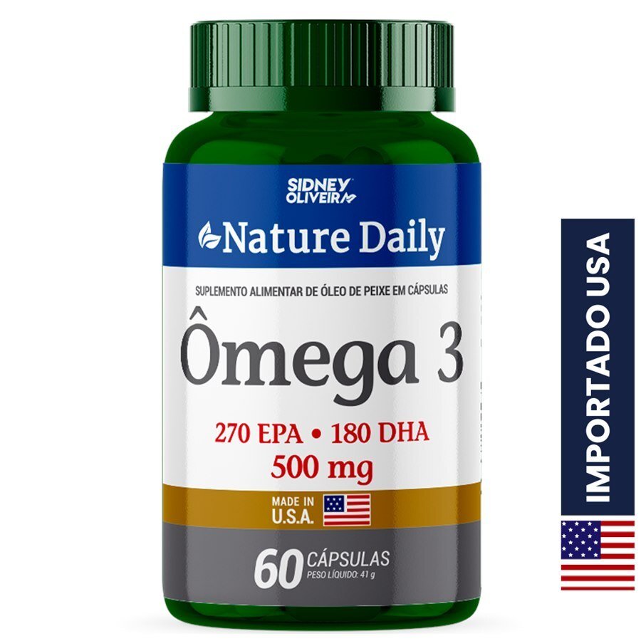 large-639011995435282388-826995_3.jpg Ômega 3 500 Mg Made In U.S.A Nature Daily 60 Cápsulas Sidney Oliveira - Imagem 1