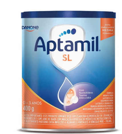 Captura-de-tela-2026-09-10-013554.png Fórmula Infantil Aptamil Sem Lactose Danone 0 A 3 Anos 400g - Imagem 1