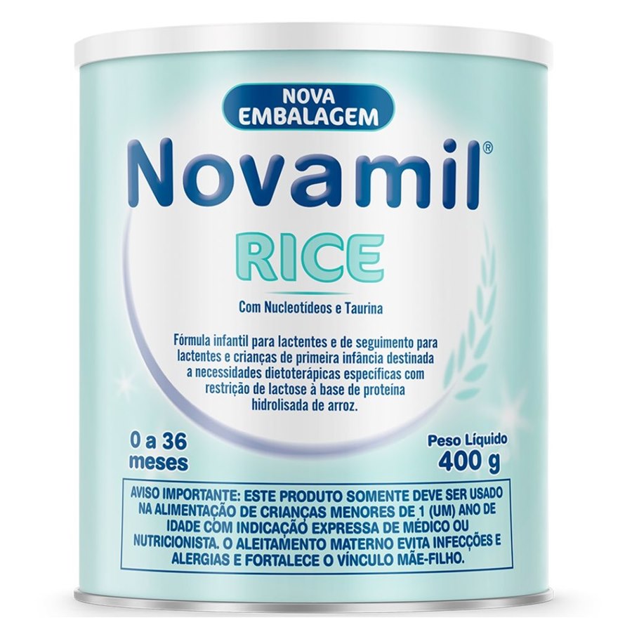 large-639196394981196379-808124_2.jpg Fórmula Infantil Novamil Rice Sem Lactose 0 A 3 Anos 400g - Imagem 1